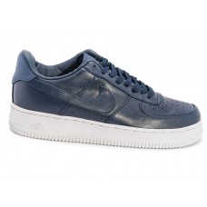 Кроссовки Nike Air Force Low leather navy/white (А287)