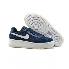 Кроссовки Nike Air Force Low navy/white (А216)