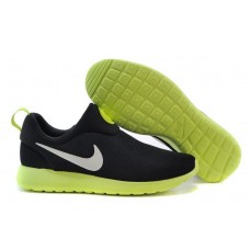 Кроссовки Nike Roshe Run Slip On GPX Black Green (АVО171)