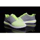 Кроссовки Nike Roshe Run Серо/зеленые (АО174)