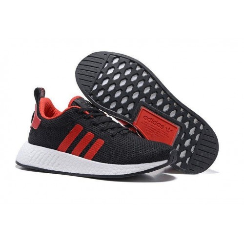 Кроссовки Adidas Originals NMD Runner black/red/white (АW424)