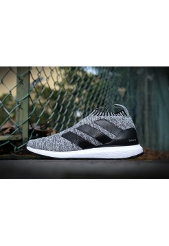 Кроссовки Adidas Ultra Boost Mid light grey/black/white (АW411)