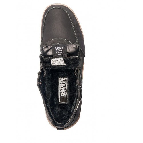 Ботинки Vans с мехом Черные (А112)