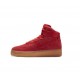 Кроссовки Nike Air Force 1 high suede red (А211)