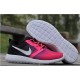 Кроссовки Nike Roshe Run black/pink (АО171)