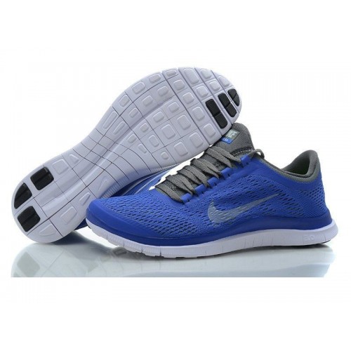 Кроссовки Nike Free Run Синие (АО114)