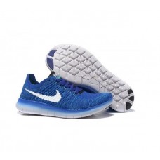 Кроссовки Nike Free Run Flyknit Blue (ОЕ314)