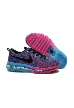 Кроссовки Nike Air Max Flyknit Court Purple Cool Blue Pink Black Cheap (О724)