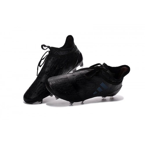 Футбольные бутсы Adidas X 16+ Pure Chaos FG Black/Blue (Е324)