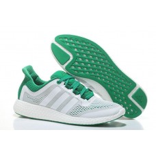 Кроссовки Adidas Pure Boost Wh-Green (W321)