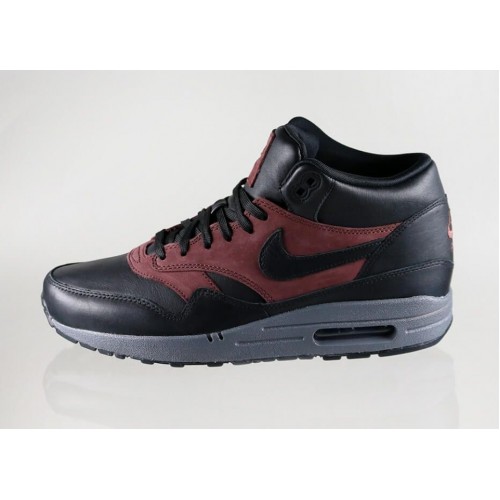Кроссовки Nike Air Max 87 Mid Deluxe QS Black/Barkroot Brown (Е610)