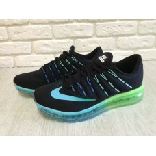 Кроссовки Nike Air Max 2016 Black /Blue/Green (Е129)