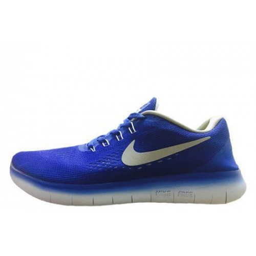 Кроссовки Nike Free Run Flyknit V.1 Blue White (О138)